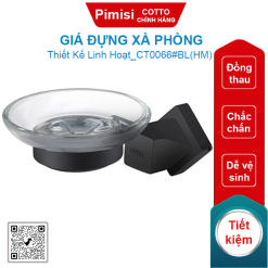 Giá đựng xà phòng Cotto CT0066#BL(HM) màu đen