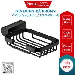Giá đựng xà phòng Cotto CT0282#BL(HM) màu đen