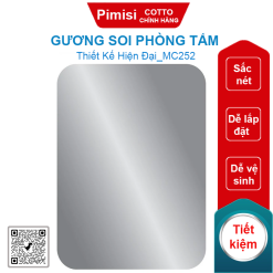 Gương soi Cotto MC252 mài cạnh phòng tắm