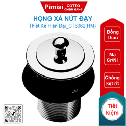Họng xả Cotto CT6062(HM) nút đậy
