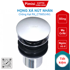 Họng xả Cotto CT665(HM) nút nhấn