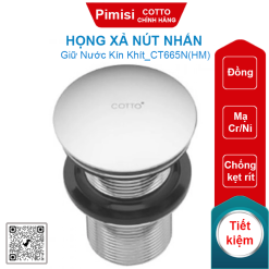 Họng xả Cotto CT665N(HM) nút nhấn