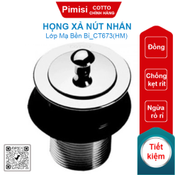 Họng xả Cotto CT673(HM) nút nhấn