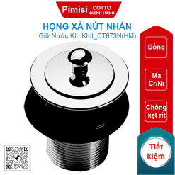 Họng xả Cotto CT673N(HM) nút nhấn