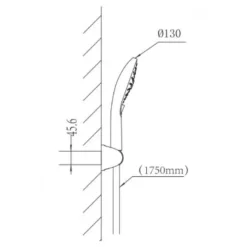 Alternative view of Tay sen tắm American Standard A-0017 3 chế độ