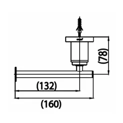Alternative view of Móc giấy vệ sinh Cotto CT0025WD(HM)