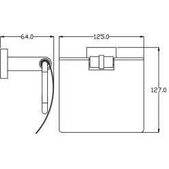 Alternative view of Móc giấy vệ sinh Cotto CT0214(HM)