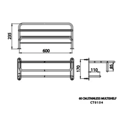 Alternative view of Giá vắt khăn giàn Cotto CT0154(HM)