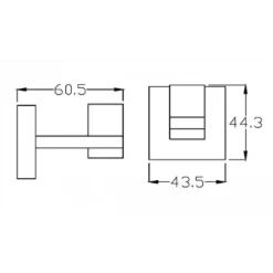 Alternative view of Móc áo Cotto CT0210(HM) 1 móc