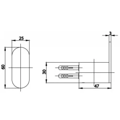Alternative view of Móc áo Cotto CT0281#BL(HM) Arch 1 móc màu đen