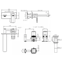 Alternative view of Vòi rửa lavabo American Standard WF-1304BHG (WF1304BHG) màu ghi