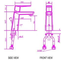 Alternative view of Vòi rửa lavabo American Standard WF-6901 (WF6901) Ventuno nóng lạnh