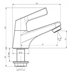 Alternative view of Vòi rửa lavabo American Standard WF-T601 (FFAST601) nước lạnh