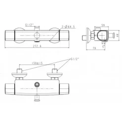 Alternative view of Vòi sen tắm American Standard WF-0715W + FFASS506 Neo Modern nóng lạnh