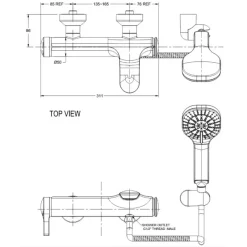 Alternative view of Vòi sen tắm American Standard WF-6811 (WF6811) IDS nóng lạnh