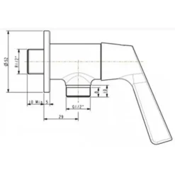 Alternative view of Vòi sen tắm American Standard WF-T604 (WFT604) Winston