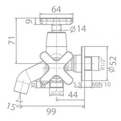 Alternative view of Vòi sen tắm American Standard WF-T703 (WFT703) Winston