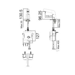 Alternative view of Vòi rửa lavabo American Standard 1130070000 cảm ứng AccuFlo