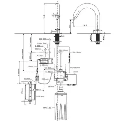 Alternative view of Vòi rửa lavabo American Standard WF-8102 (WF8102) cảm ứng