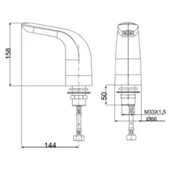 Alternative view of Vòi rửa lavabo American Standard WF-8832 (WF8832) Luxury cảm ứng 220V