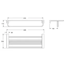 Alternative view of Vắt khăn giàn American Standard K-1395 Acacia Evolution