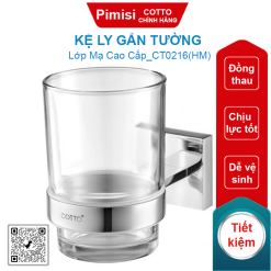 Kệ ly Cotto CT0216(HM) gắn tường
