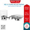 Kệ ly Cotto CT887(HM) kết hợp với kệ xà phòng