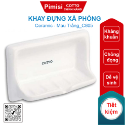 Khay đựng xà phòng Cotto C805 bằng sứ