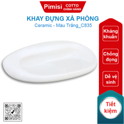 Khay đựng xà phòng Cotto C835 bằng sứ