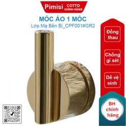 Móc áo Cotto CPF001#GR2 Quil 1 móc màu vàng