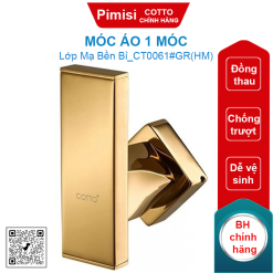 Móc áo Cotto CT0061#GR(HM) Twist 1 móc màu vàng