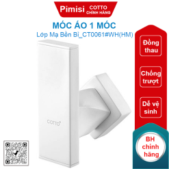 Móc áo Cotto CT0061#WH(HM) Twist 1 móc màu trắng