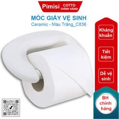 Móc giấy vệ sinh Cotto C836 bằng sứ
