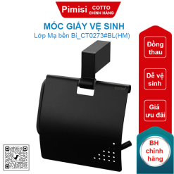 Móc giấy vệ sinh Cotto CT0273#BL(HM) màu đen