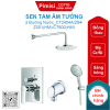 Sen tắm Cotto CT2404A/Z94/Z001(HM)/CT600(HM) âm tường 2 đường nước