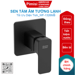 Sen tắm âm tường American Standard WF-1326MB (WF1326MB) lạnh màu đen