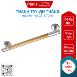 Thanh tay vịn Cotto CT0161 600mm thẳng
