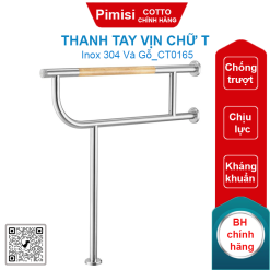 Thanh tay vịn Cotto CT0165 800x800mm chữ T
