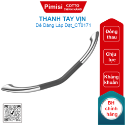 Thanh tay vịn Cotto CT0171 Đồng 650mm