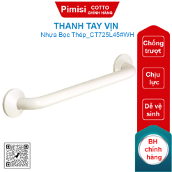 Thanh tay vịn Cotto CT725L45#WH 450mm màu trắng