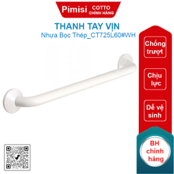 Thanh tay vịn Cotto CT725L60#WH 600mm màu trắng