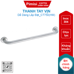 Thanh tay vịn Cotto CT750(HM) Inox 304 600mm