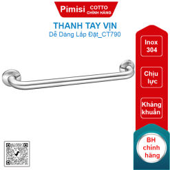 Thanh tay vịn Cotto CT790 Inox 304 600mm