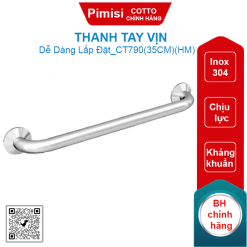 Thanh tay vịn Cotto CT790(35CM)(HM) Inox 304 350mm