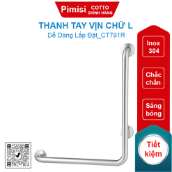 Thanh tay vịn Cotto CT791R Inox 304