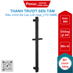 Thanh trượt sen tắm Cotto CT0136#BL màu đen