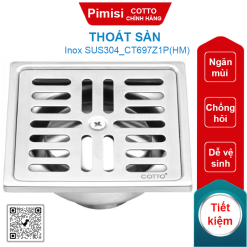 Thoát sàn Cotto CT697Z1P(HM) (Ø38)