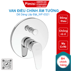 Van điều chỉnh American Standard WF-0321 (WF0321) âm tường Cygnet
