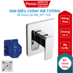 Van điều chỉnh American Standard WF-1322 (WF1322) âm tường Acacia