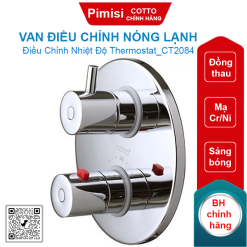 Van điều chỉnh nóng lạnh Cotto CT2084 âm tường